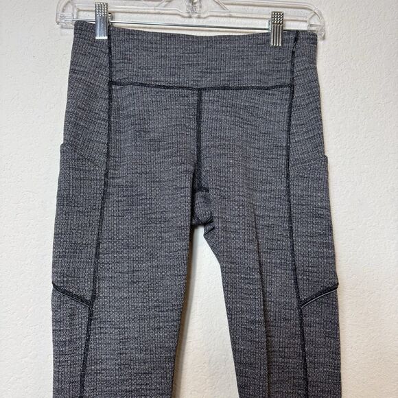 Lululemon Speed Up Tight 28 " Full On Luxtreme Heathered Gray Gym Women’s Size 6 - Picture 2 of 10
